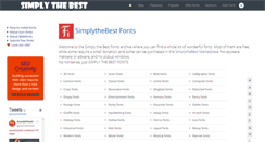 Desktop Screenshot of fonts.simplythebest.net