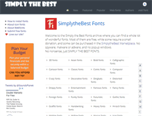 Tablet Screenshot of fonts.simplythebest.net